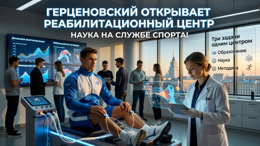 Герценовский открывает реабилитационный центр. Наука на службе спорта!
