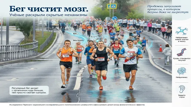 Бег чистит мозг. Учёные раскрыли скрытые механизмы